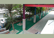 屏東縣崇蘭國小透水舖面-耐磨層(6cm)