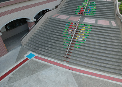 新竹縣新社國小-滲透側溝+透水化妝蓋